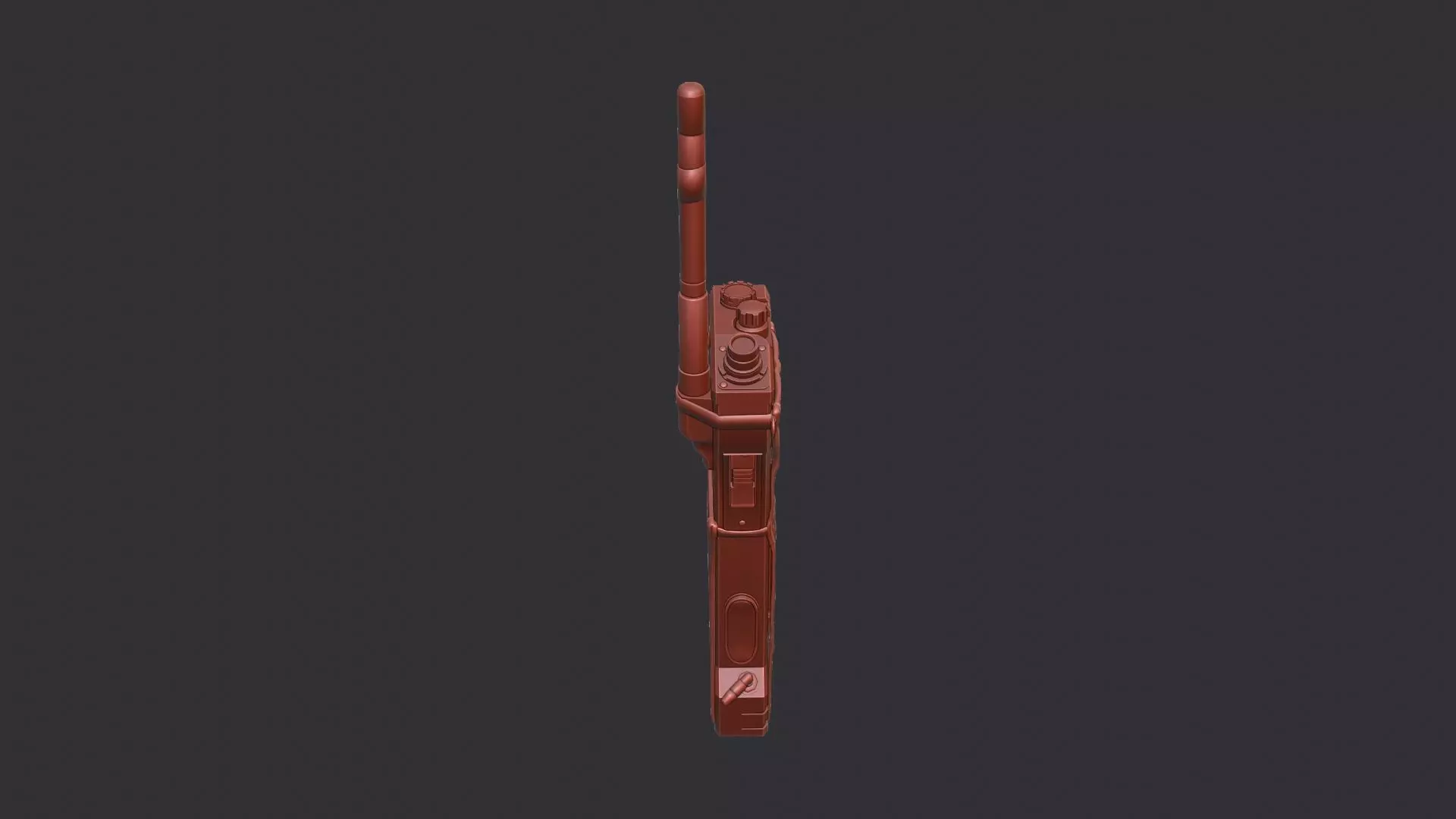 Extraction Radio Field Transceiver Low-poly 3D model_6
