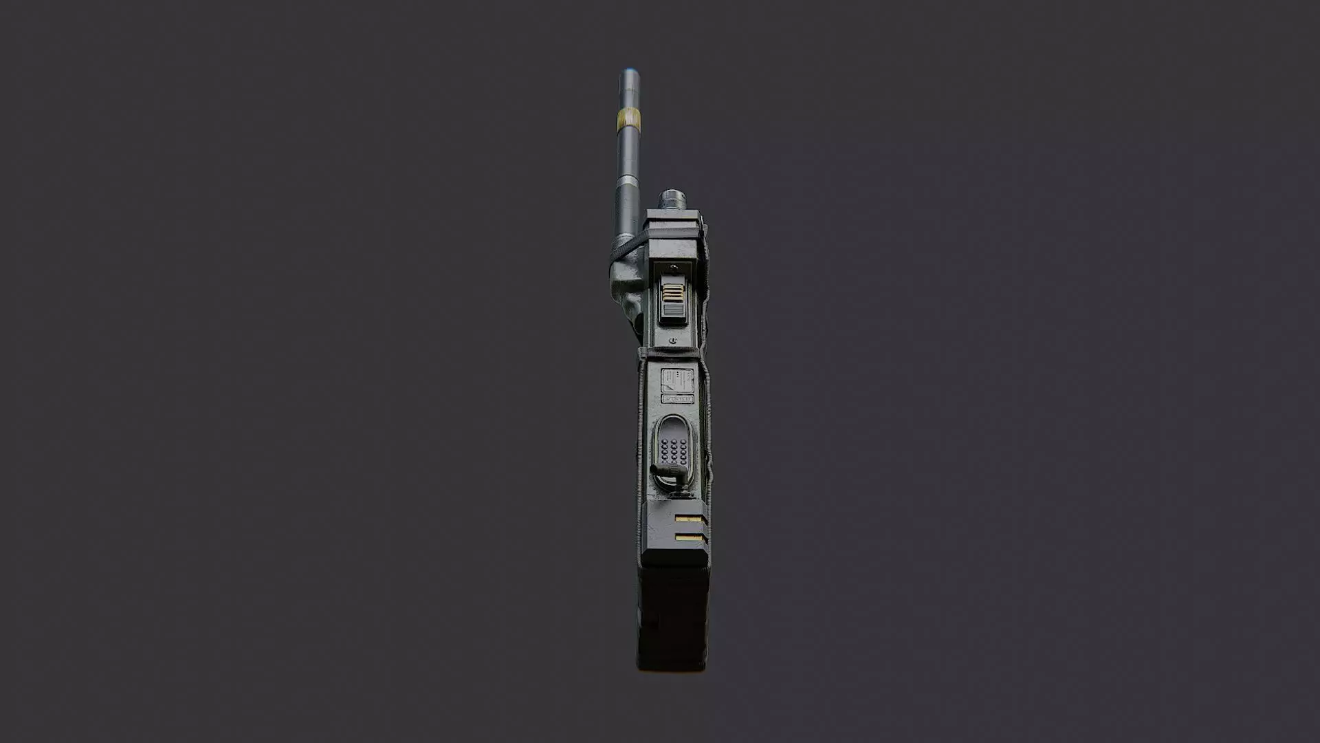 Extraction Radio Field Transceiver Low-poly 3D model_5