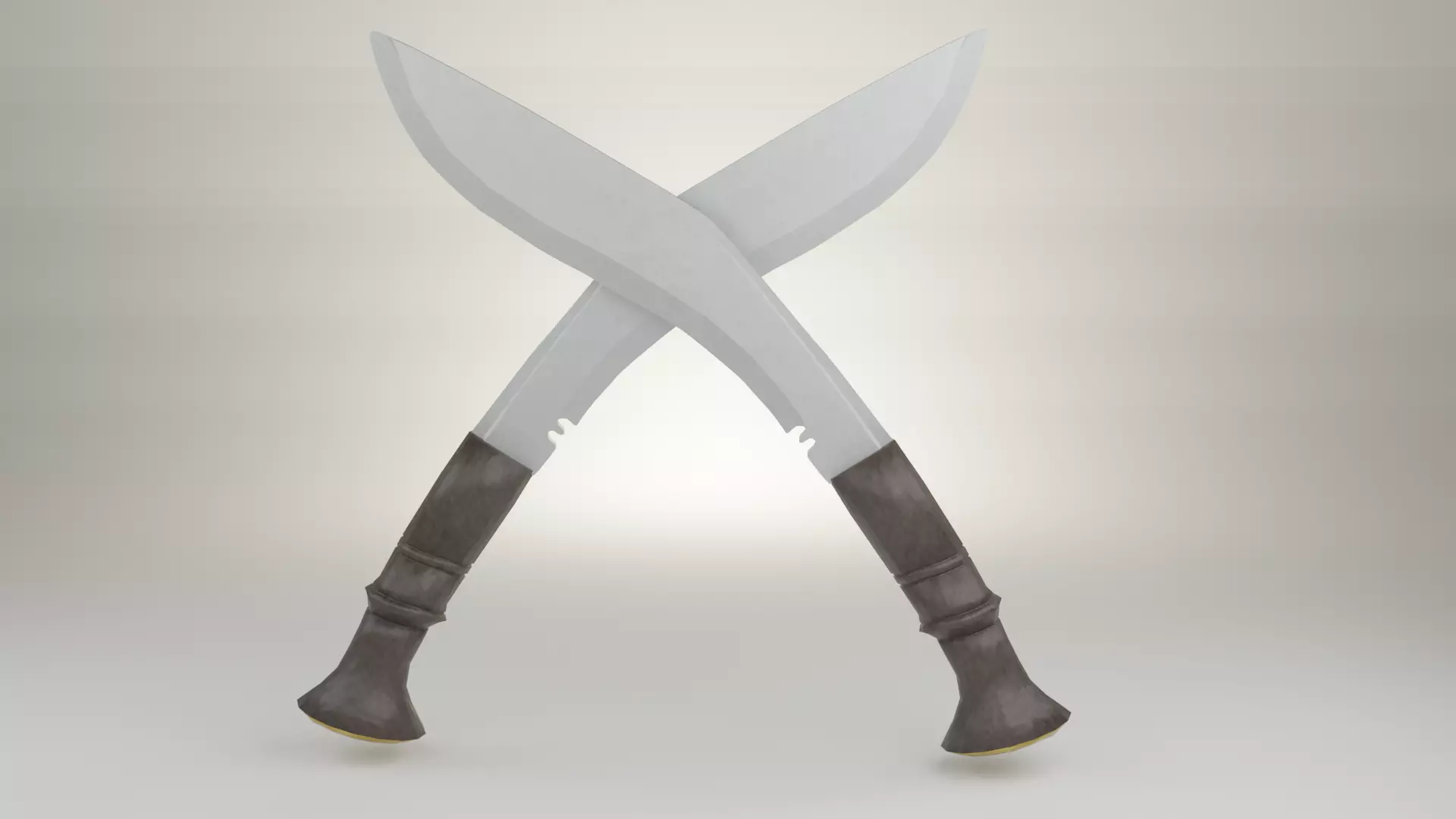 Nepali Khukuri Free low-poly 3D model_1