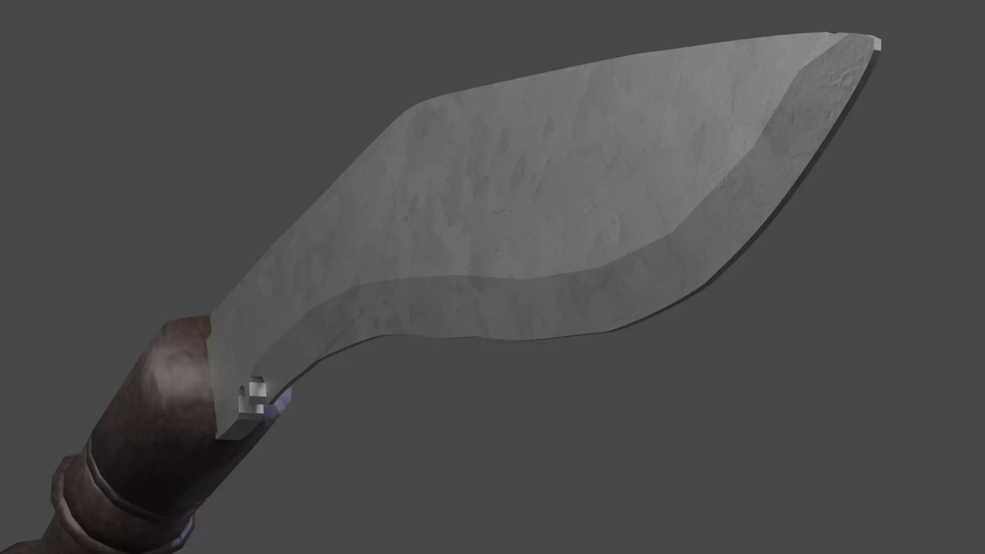 Nepali Khukuri Free low-poly 3D model_2