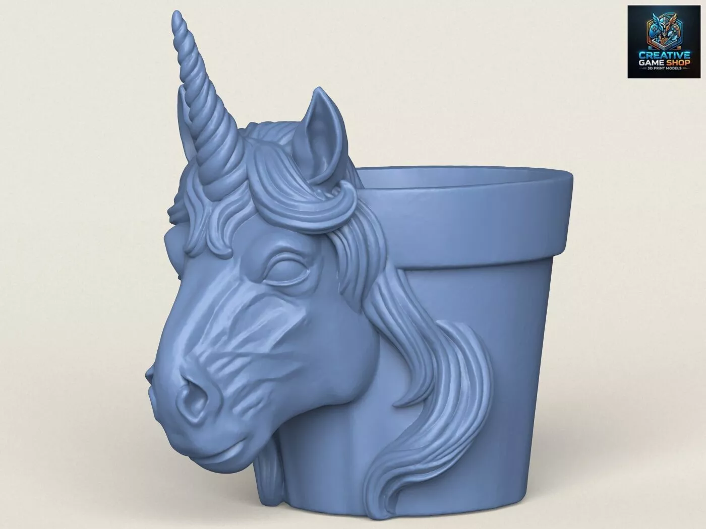 Unicorn Horse Planter 3D print model