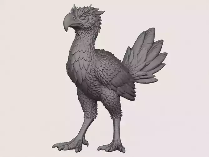 Dinosaur Monster Bird Print Ready 3D Model