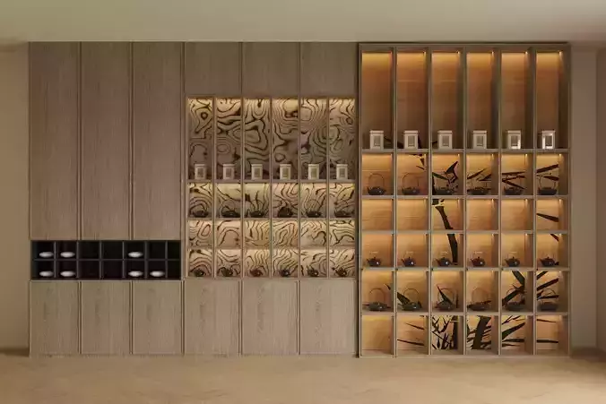 Chinese  style tea cabinet