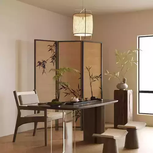 Tea table and chairs