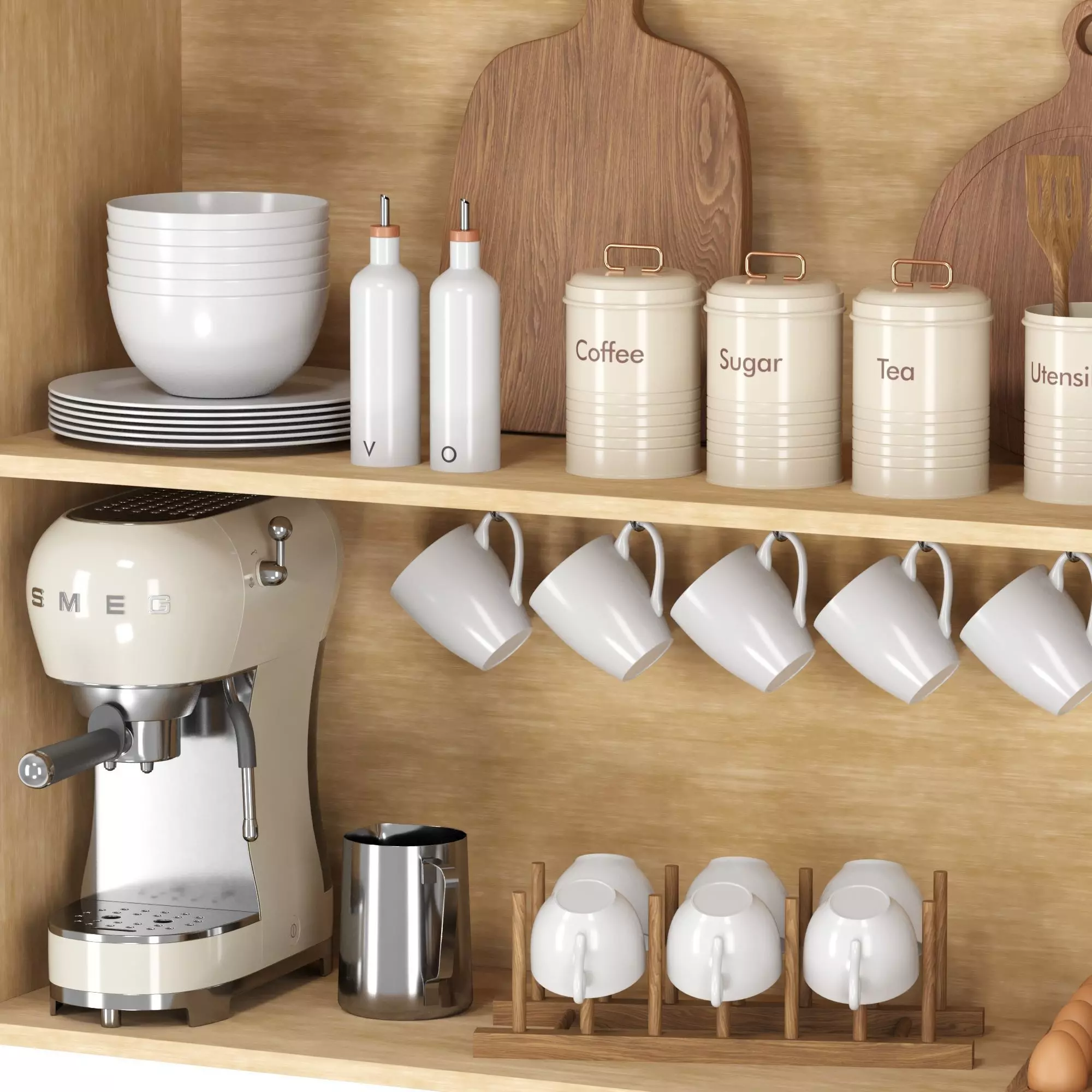 Kitchenware set 01 3D model_2