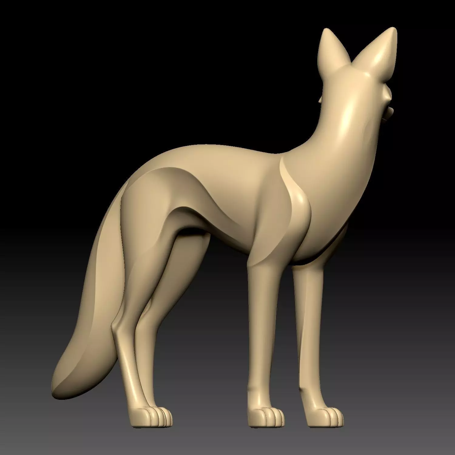 The Fox 3D model_7