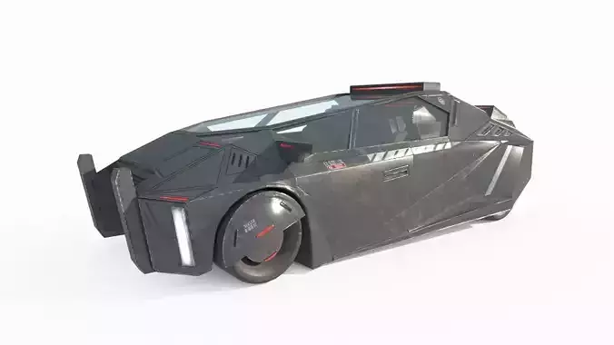 Future Sci-Fi Car 3D model