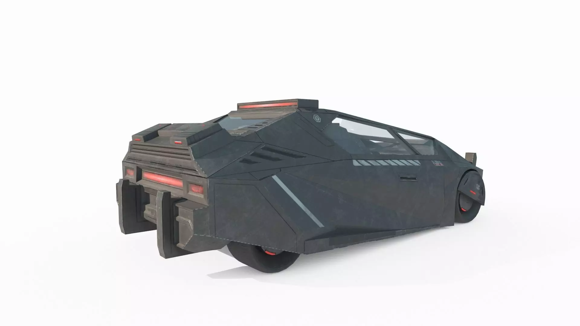 Future Sci-Fi Car 3D model_5