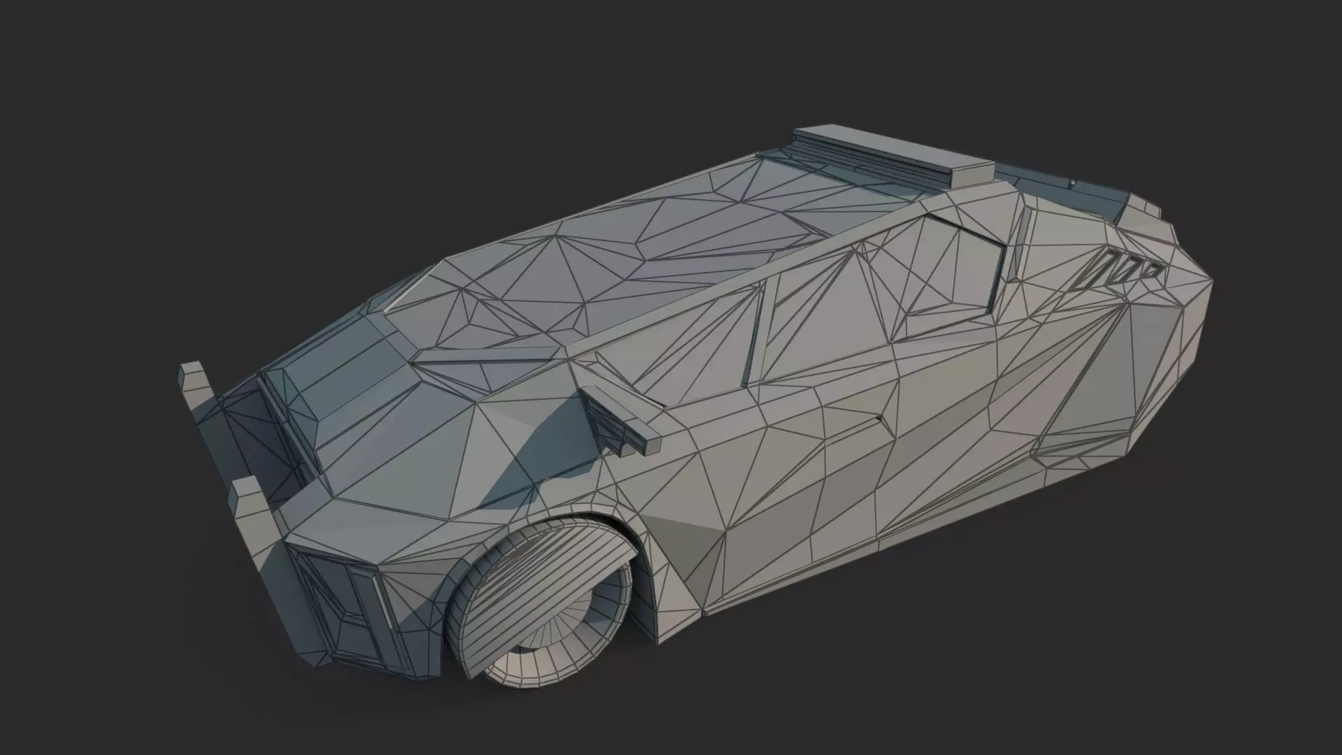 Future Sci-Fi Car 3D model_8