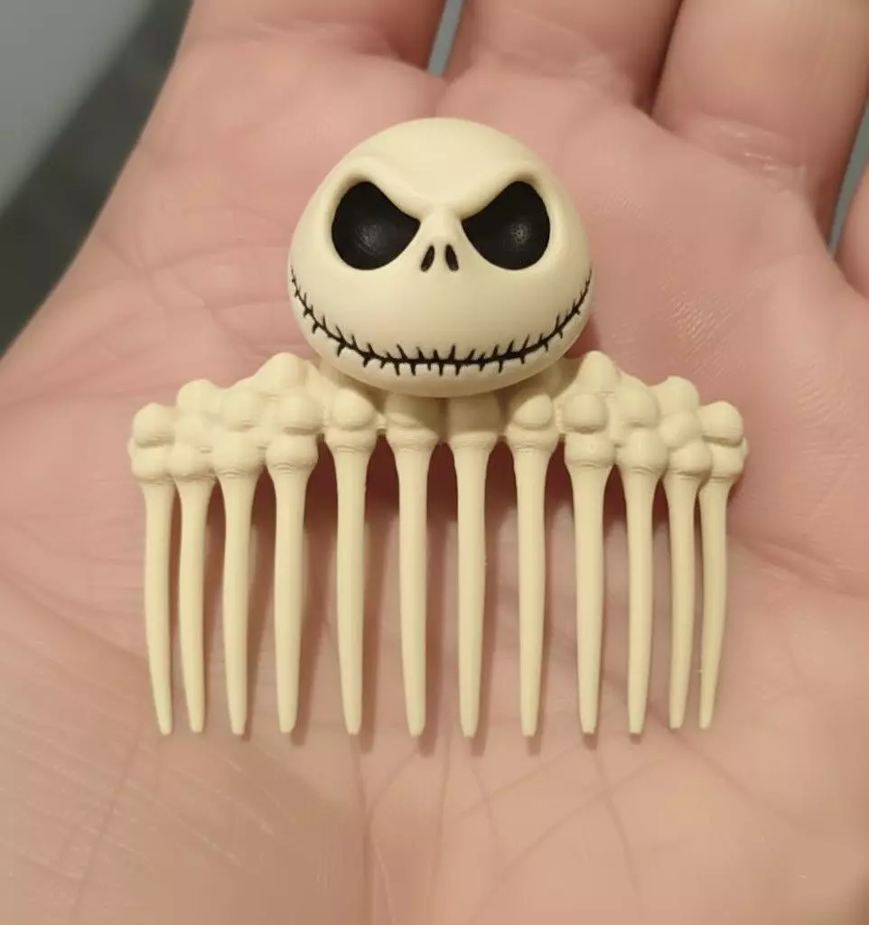 Pente Jack Skellington 3D print model_0