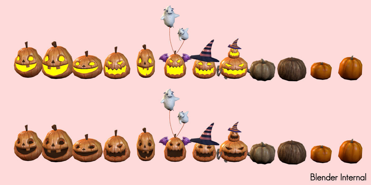 Halloween Graveyard  Low-poly 3D model_2