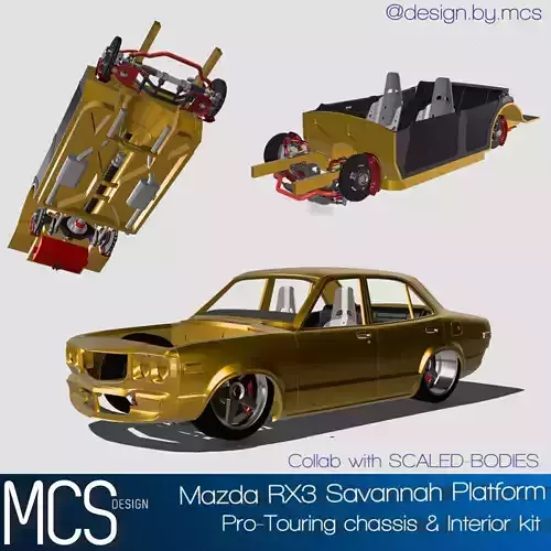 Pro Touring RX3 Savannah Chassis N Interior x2 versions