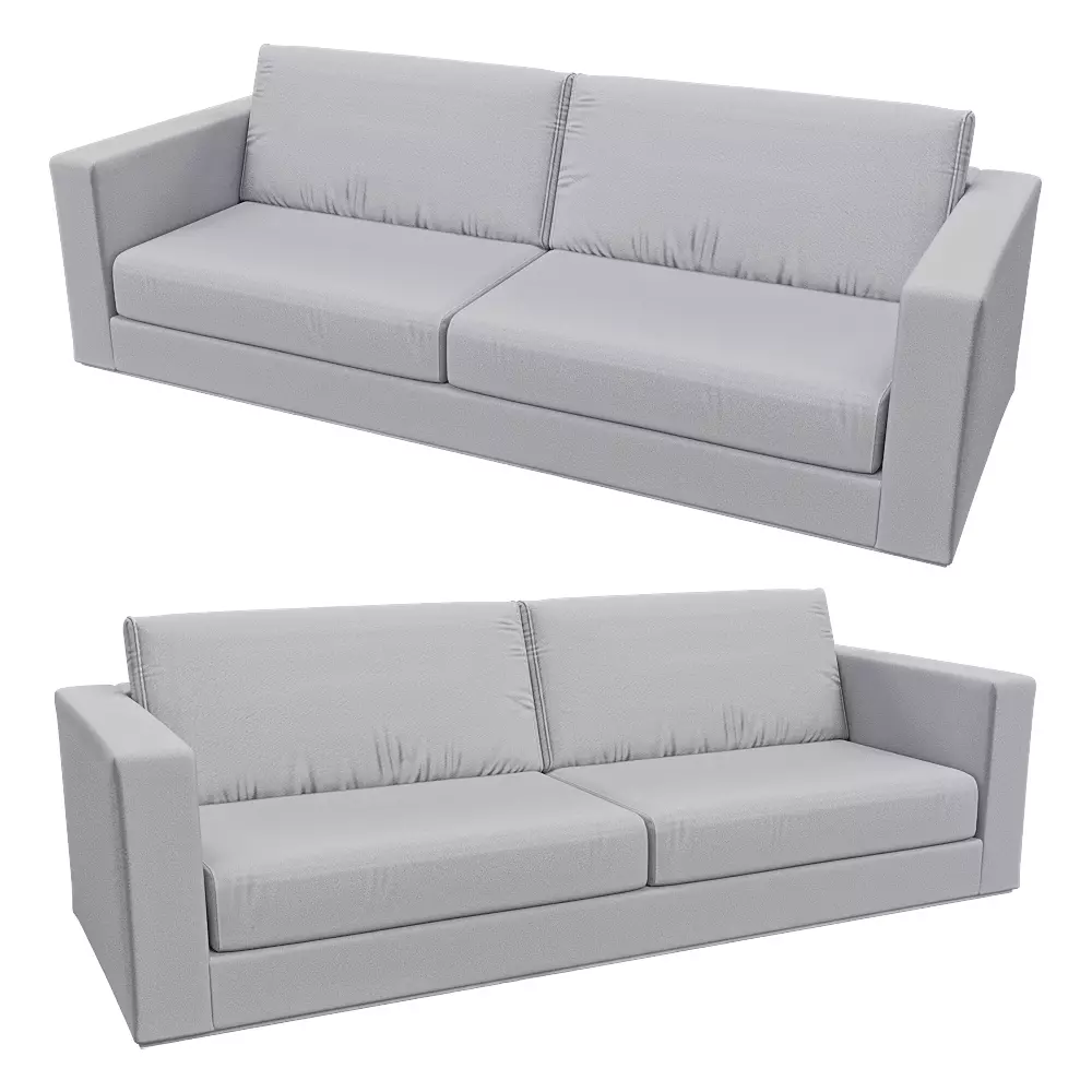 Sofa Telford Low-poly 3D model_4