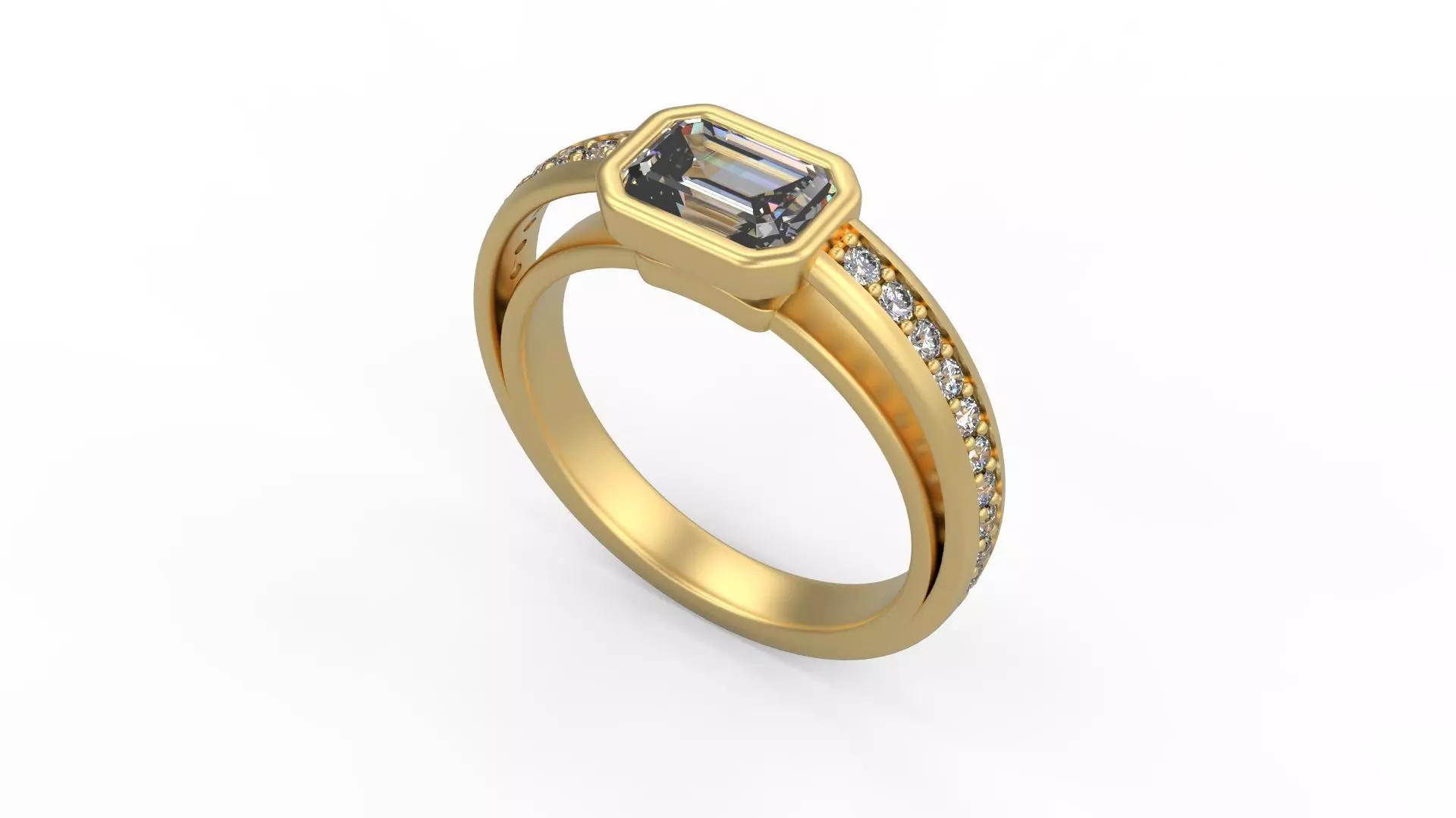 Women Solitaire 8508 3D print model