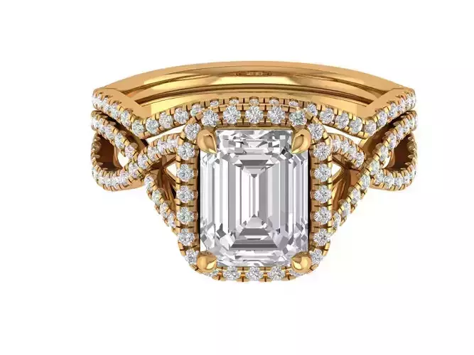 Emerald Engagement Ring