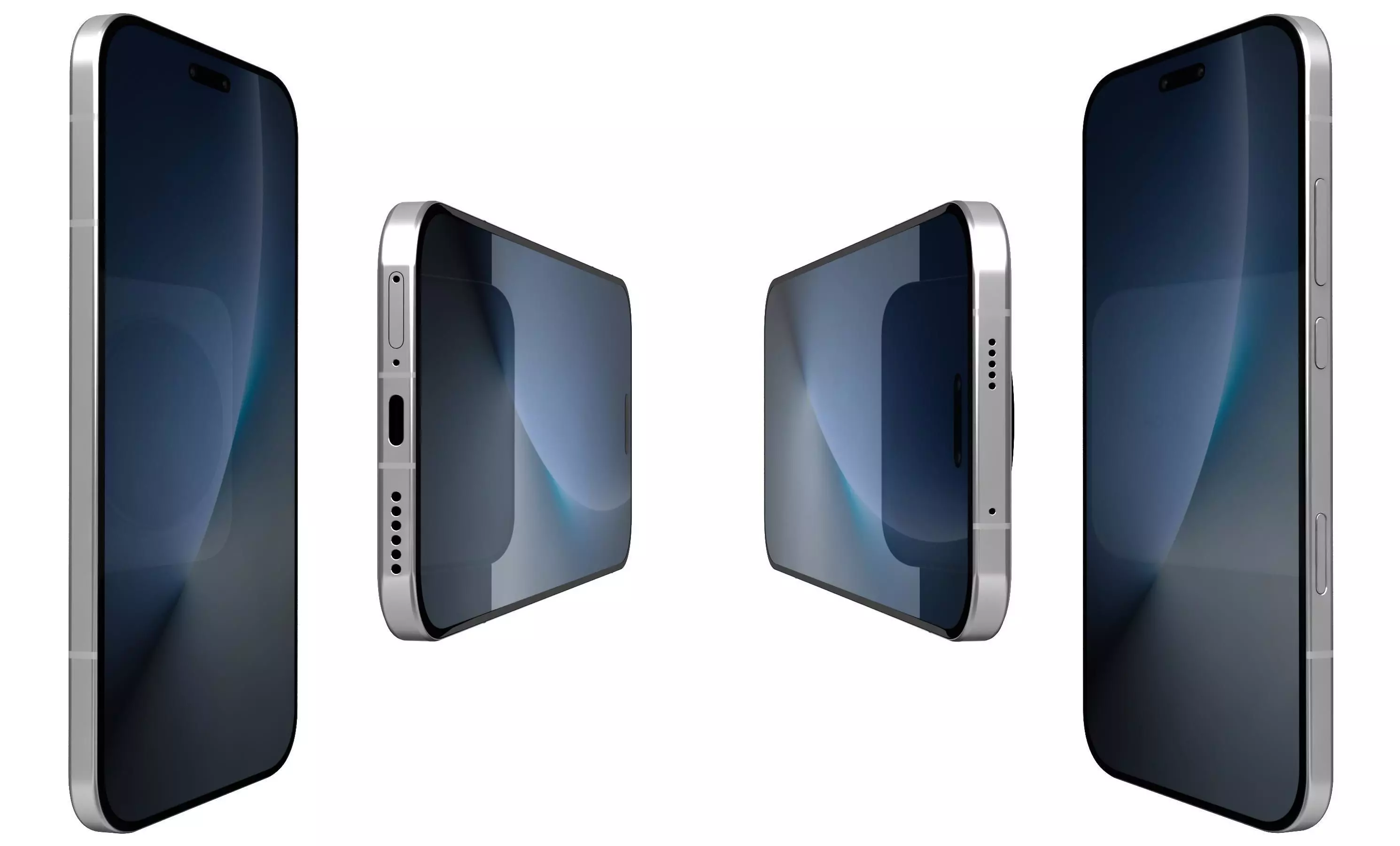 Honor Magic8 Pro Snow White 3D model_1