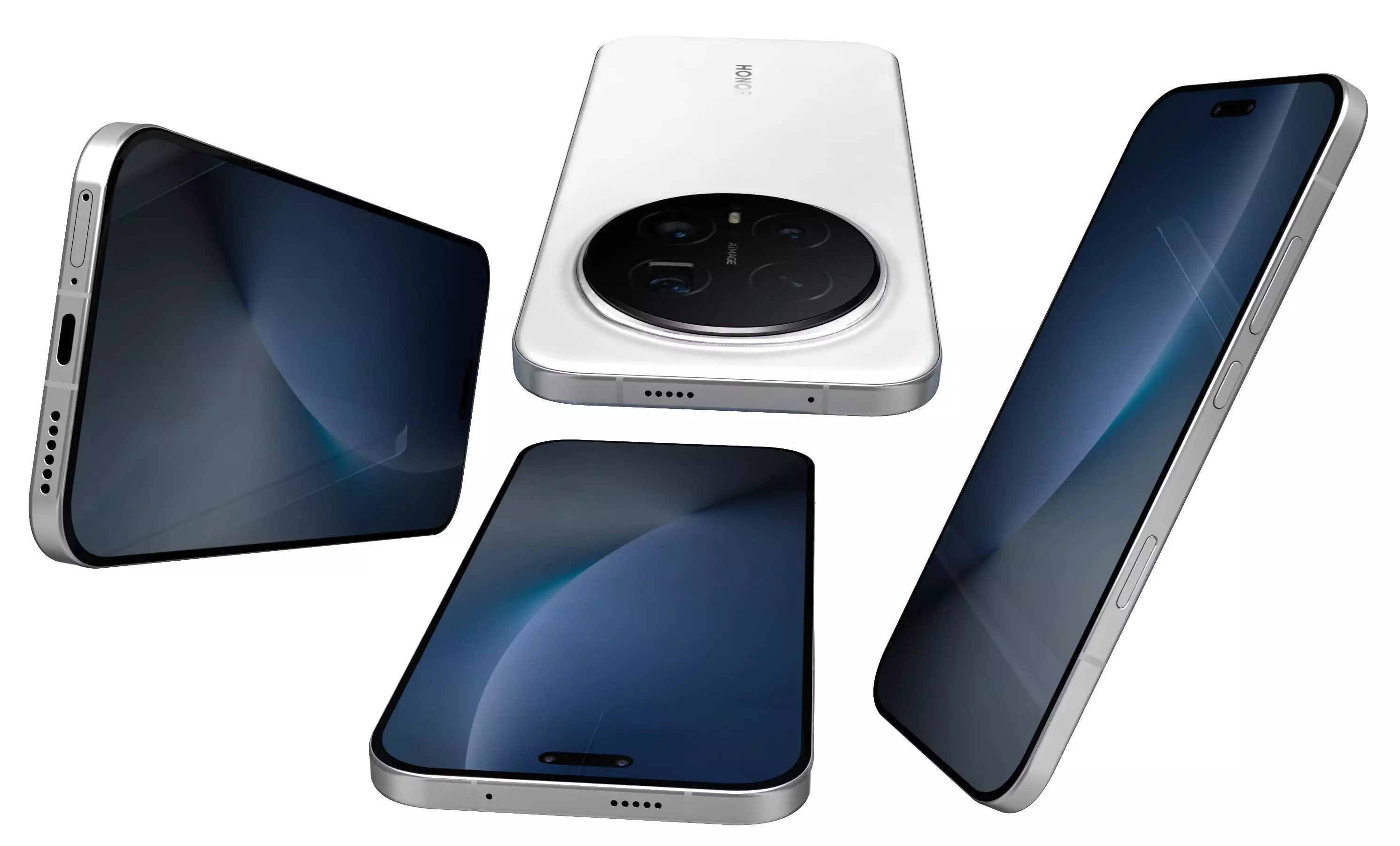 Honor Magic8 Pro Snow White 3D model_8