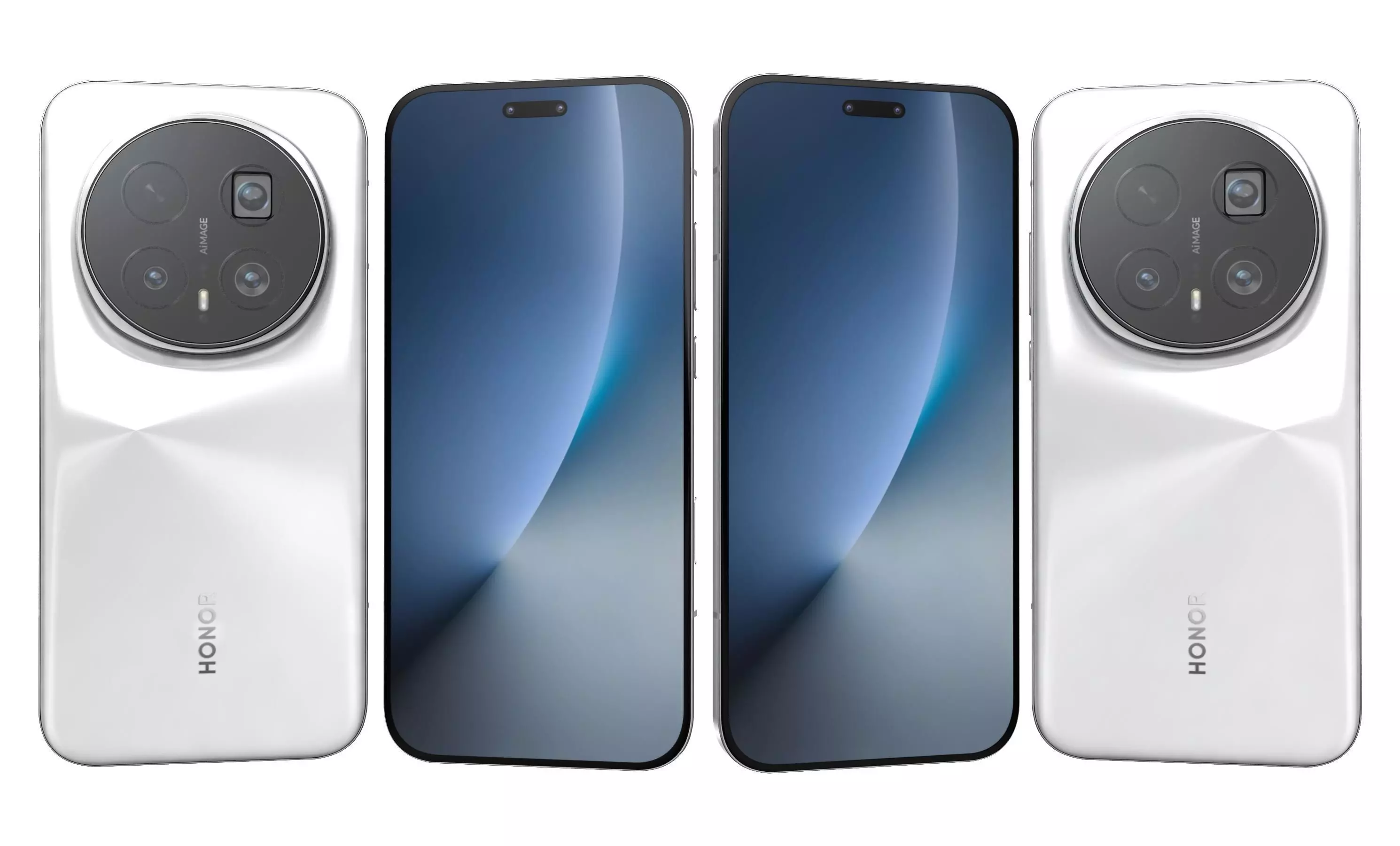 Honor Magic8 Pro Snow White 3D model_3