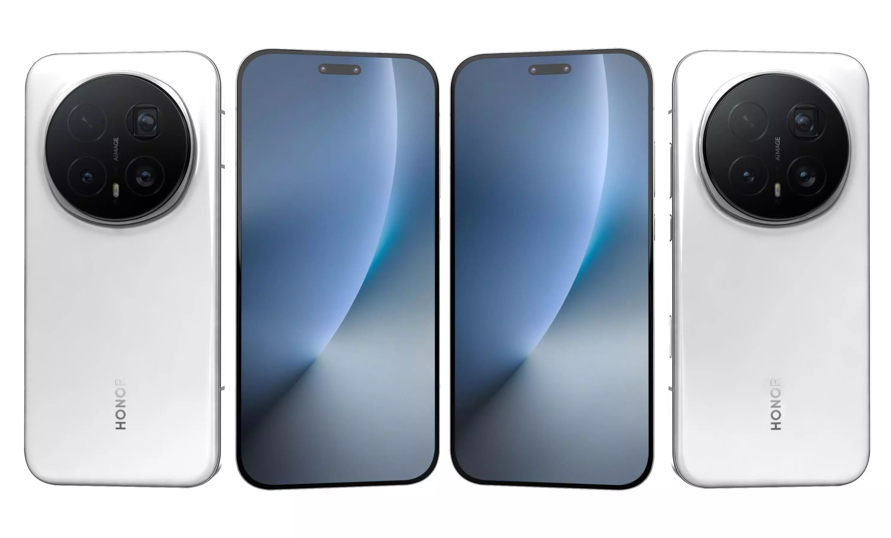 Honor Magic8 Pro Snow White 3D model_30