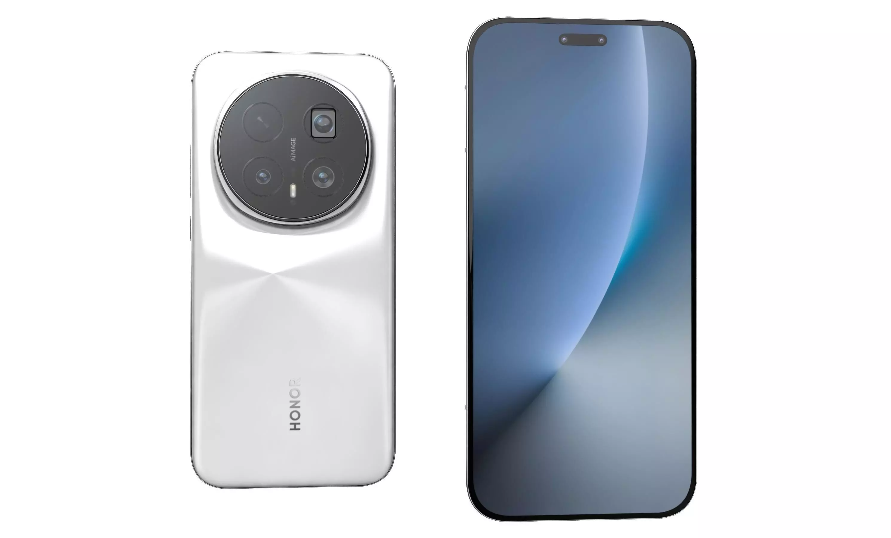 Honor Magic8 Pro Snow White 3D model_2