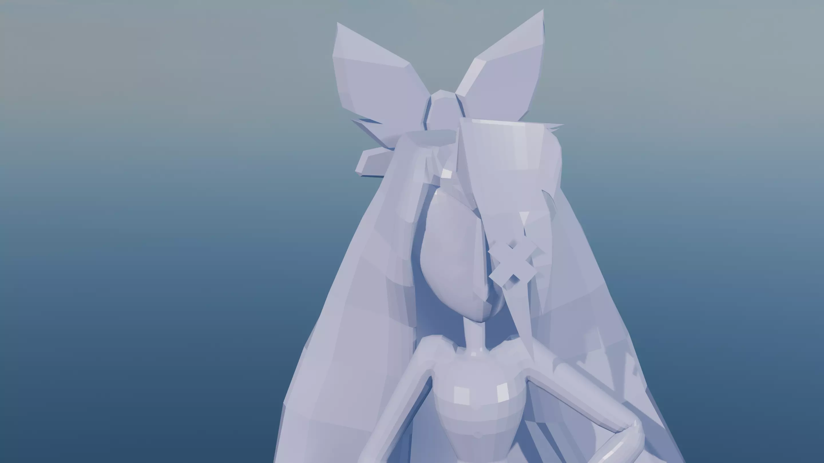 Vaggie from Hazbin Hotel  3D model_5