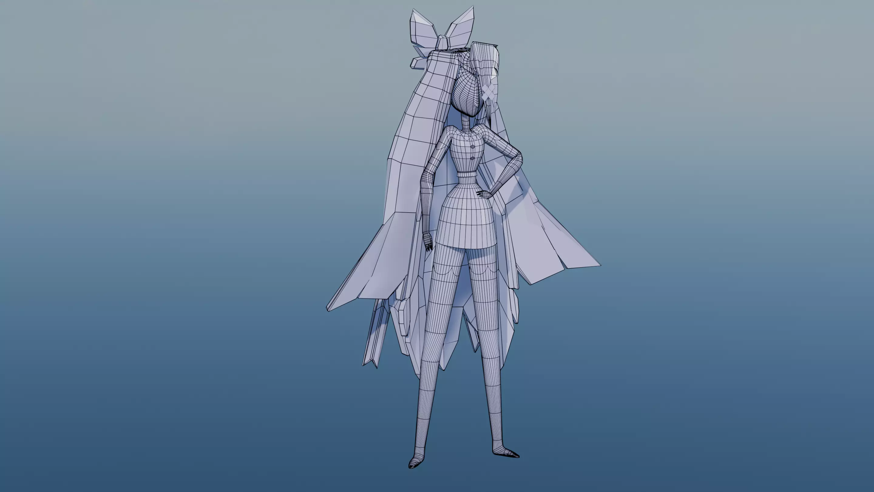 Vaggie from Hazbin Hotel  3D model_3