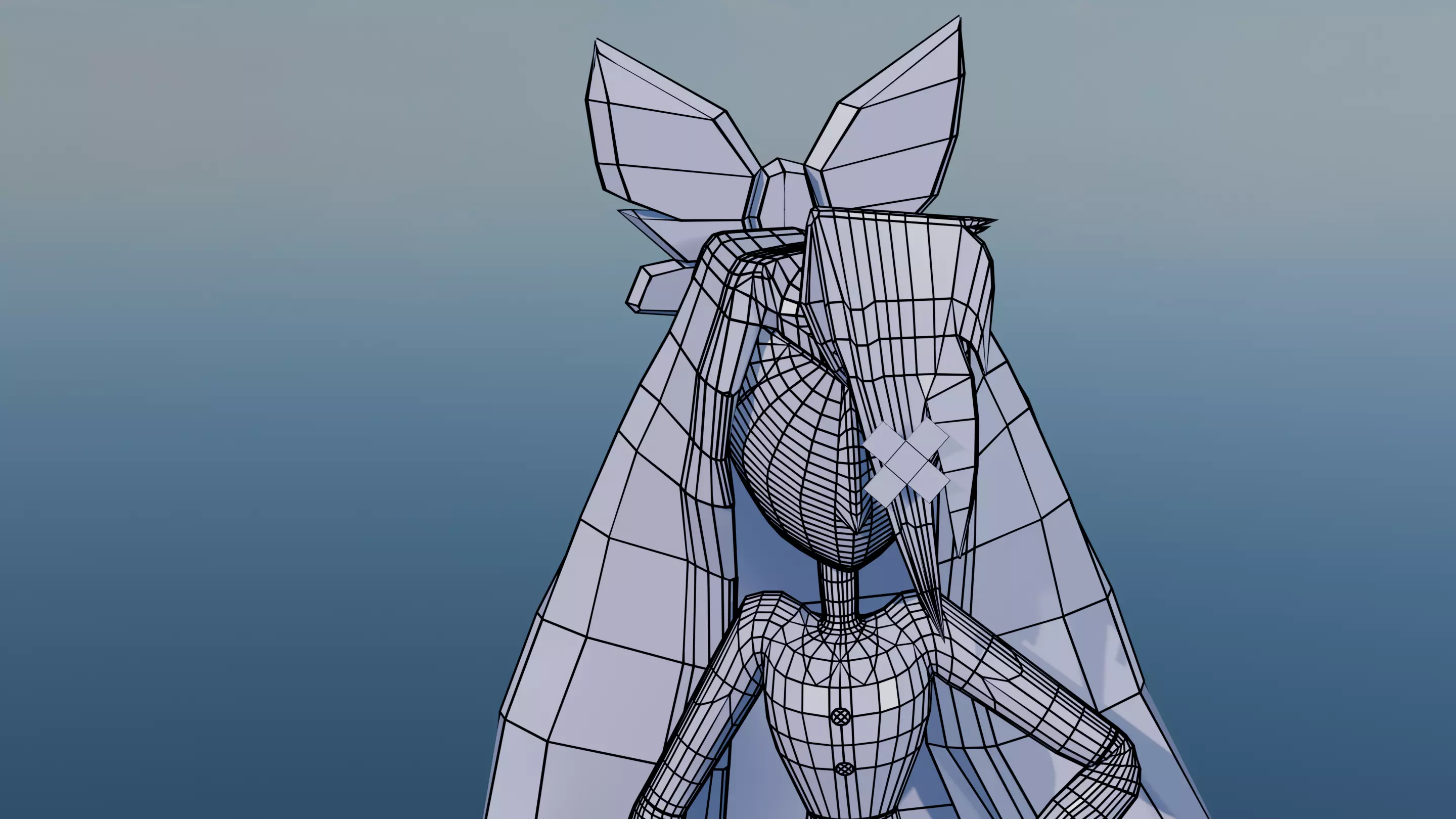 Vaggie from Hazbin Hotel  3D model_6