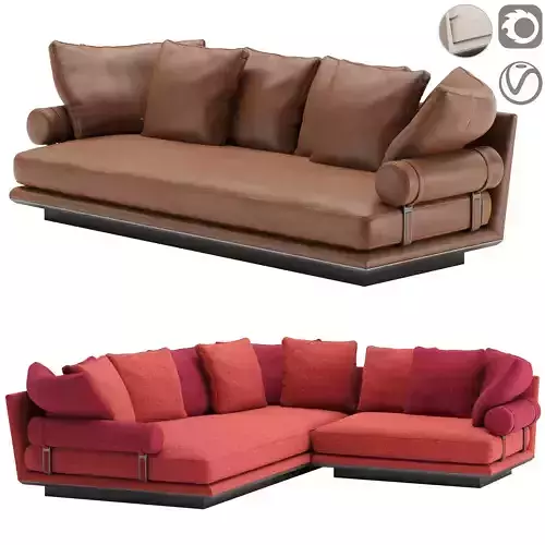 Noonu Sofa 3D model