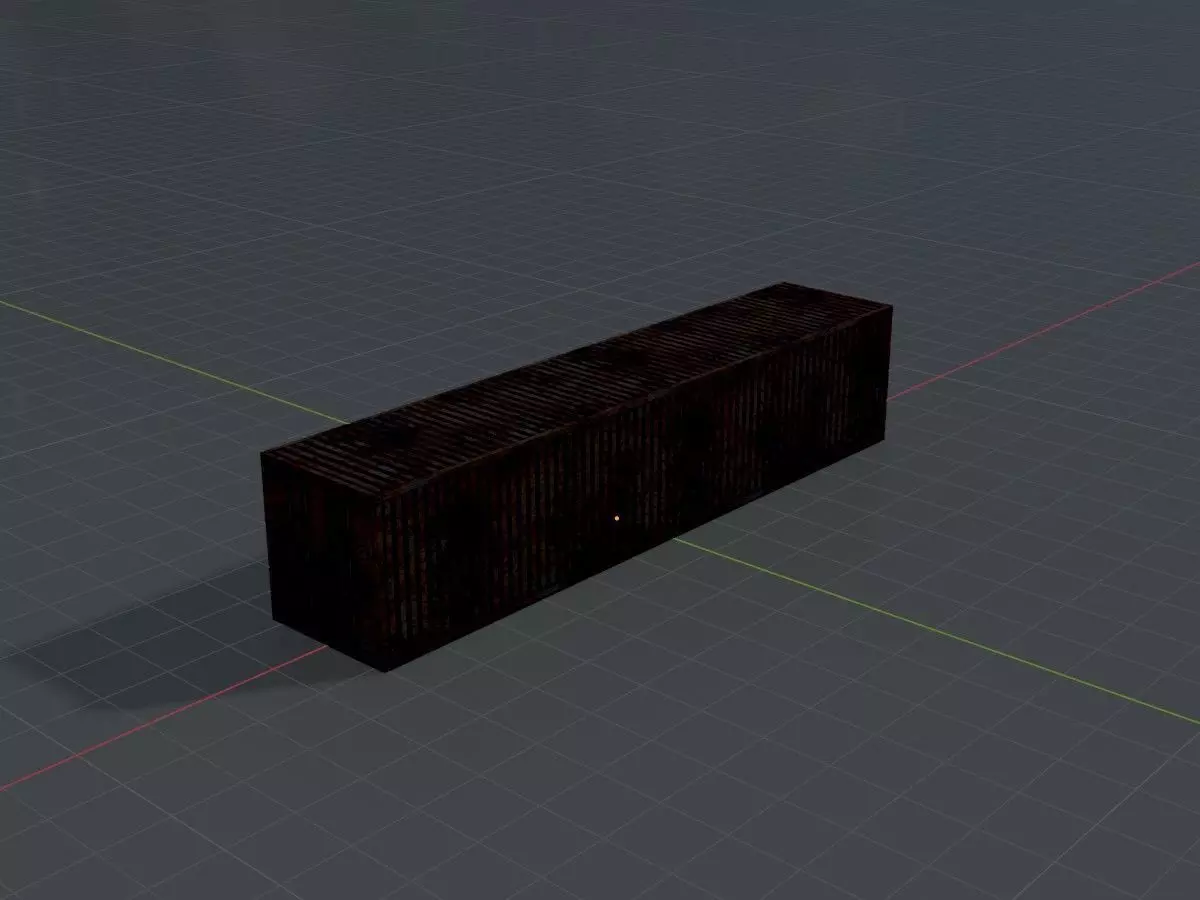 Low-Poly Shipping Container Modules all Versions 3D Model Collection_121