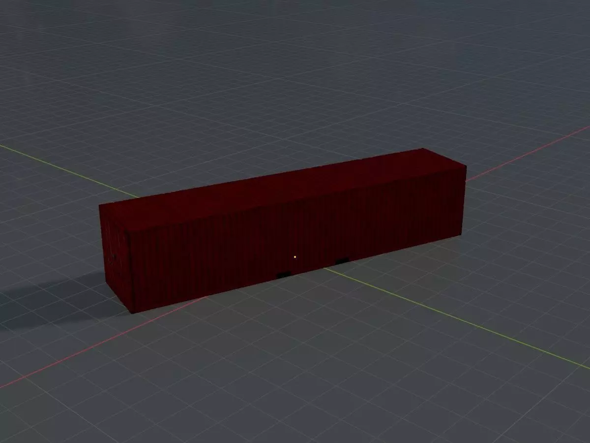 Low-Poly Shipping Container Modules all Versions 3D Model Collection_123