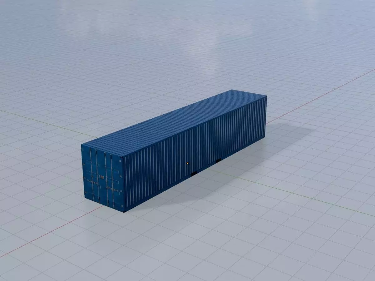 Low-Poly Shipping Container Modules all Versions 3D Model Collection_70