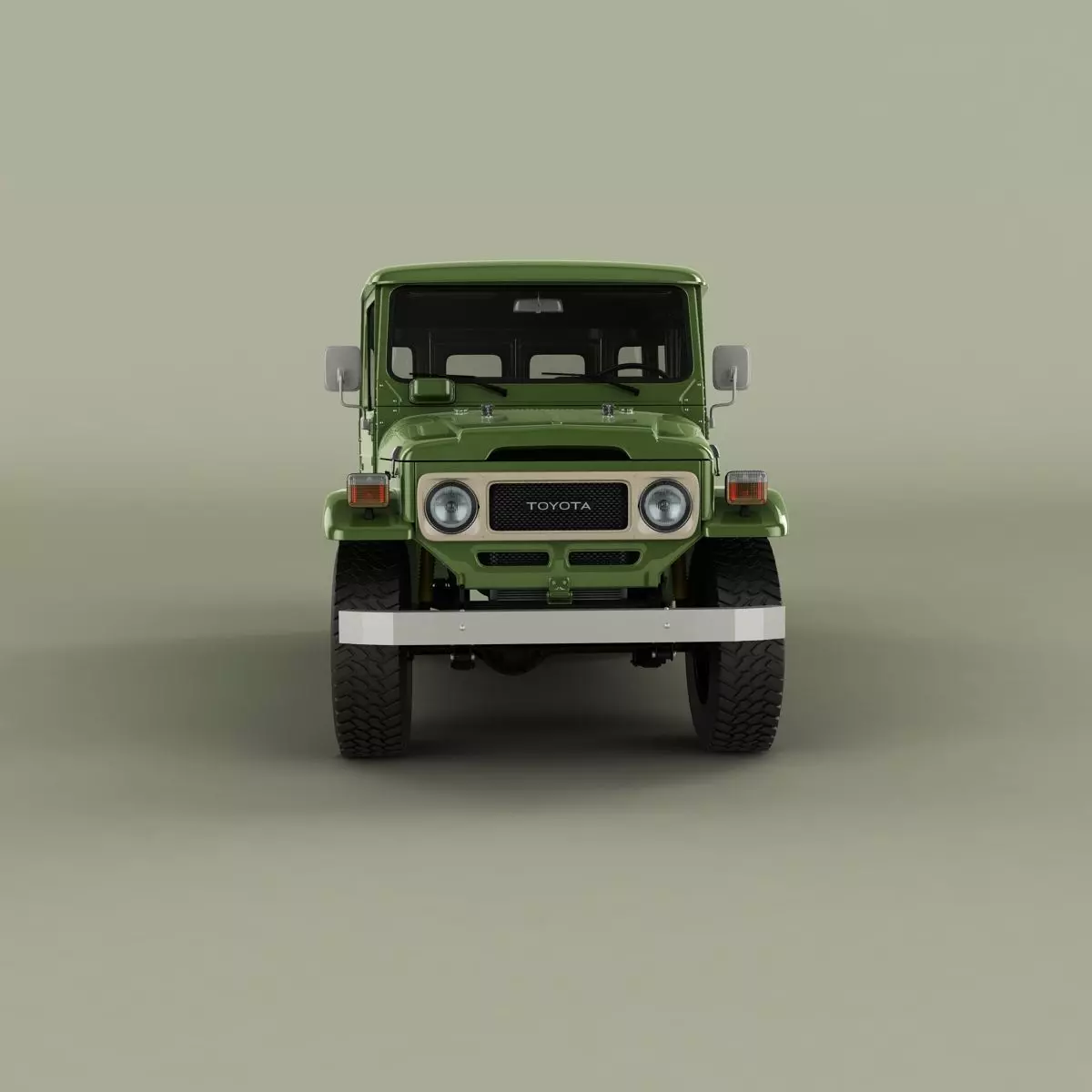 Toyota FJ44 Crew Cab 3D model_4