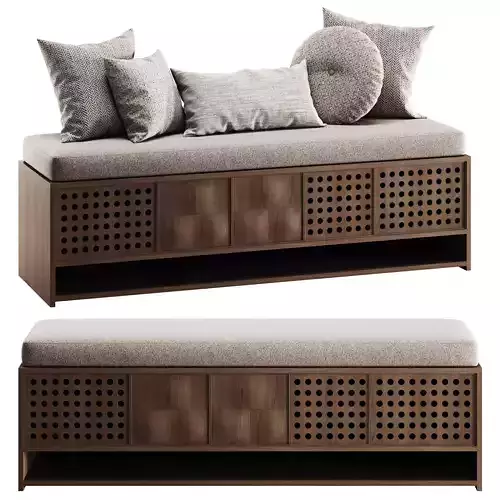 Decorative Seat With Pillows v1