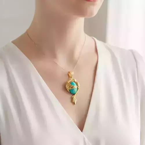 Lovers Birds Pendant 