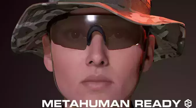 Tactical Ballistic Sunglasses for Unreal Engine 5