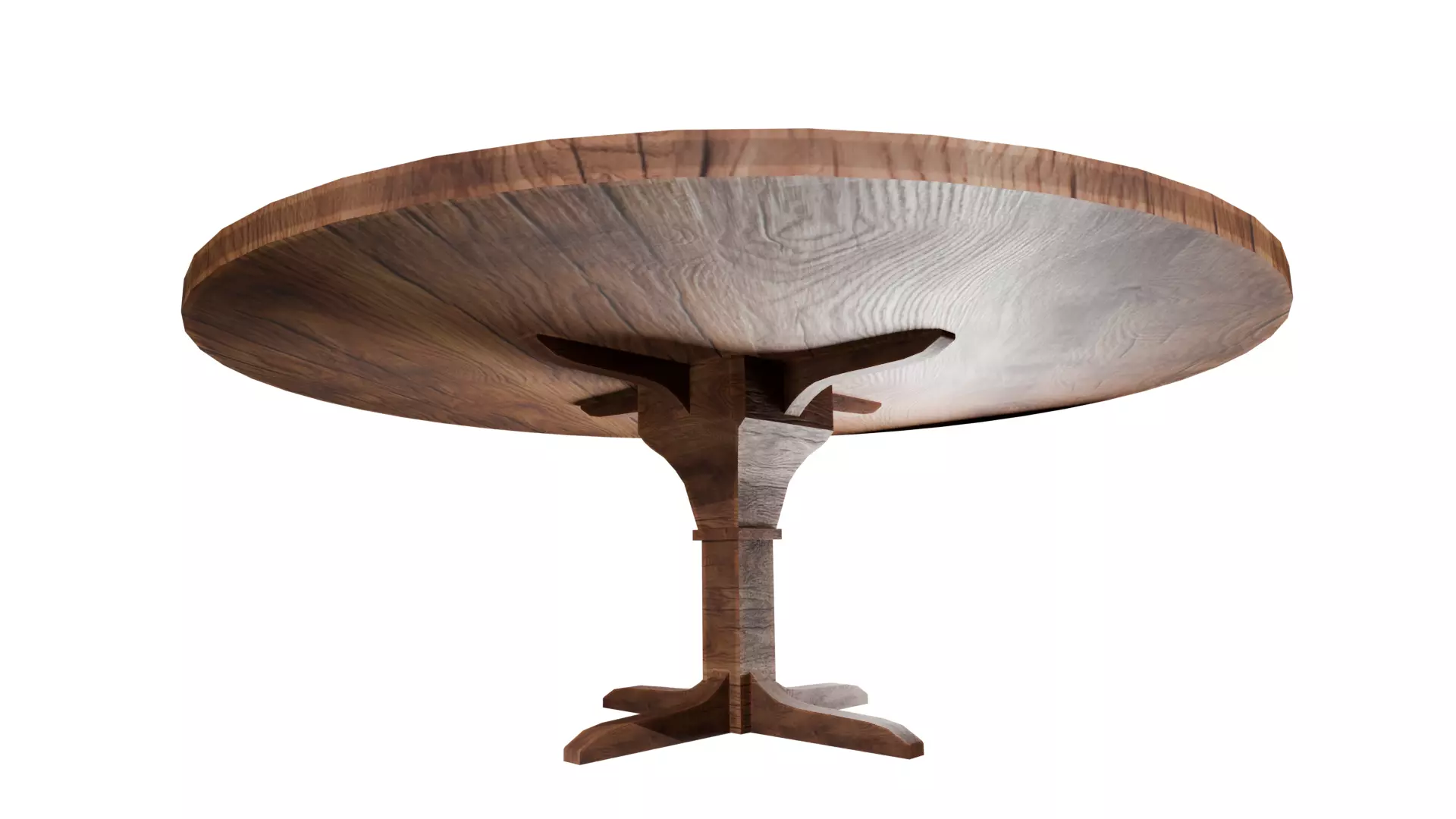 GAME-READY Table Low-poly 3D model_4