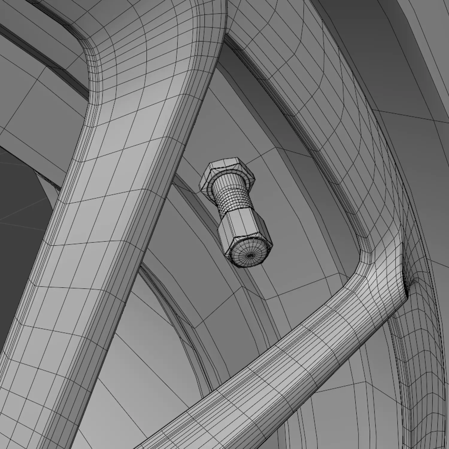 AL13 R140 Centerlock wheel 3D model_9