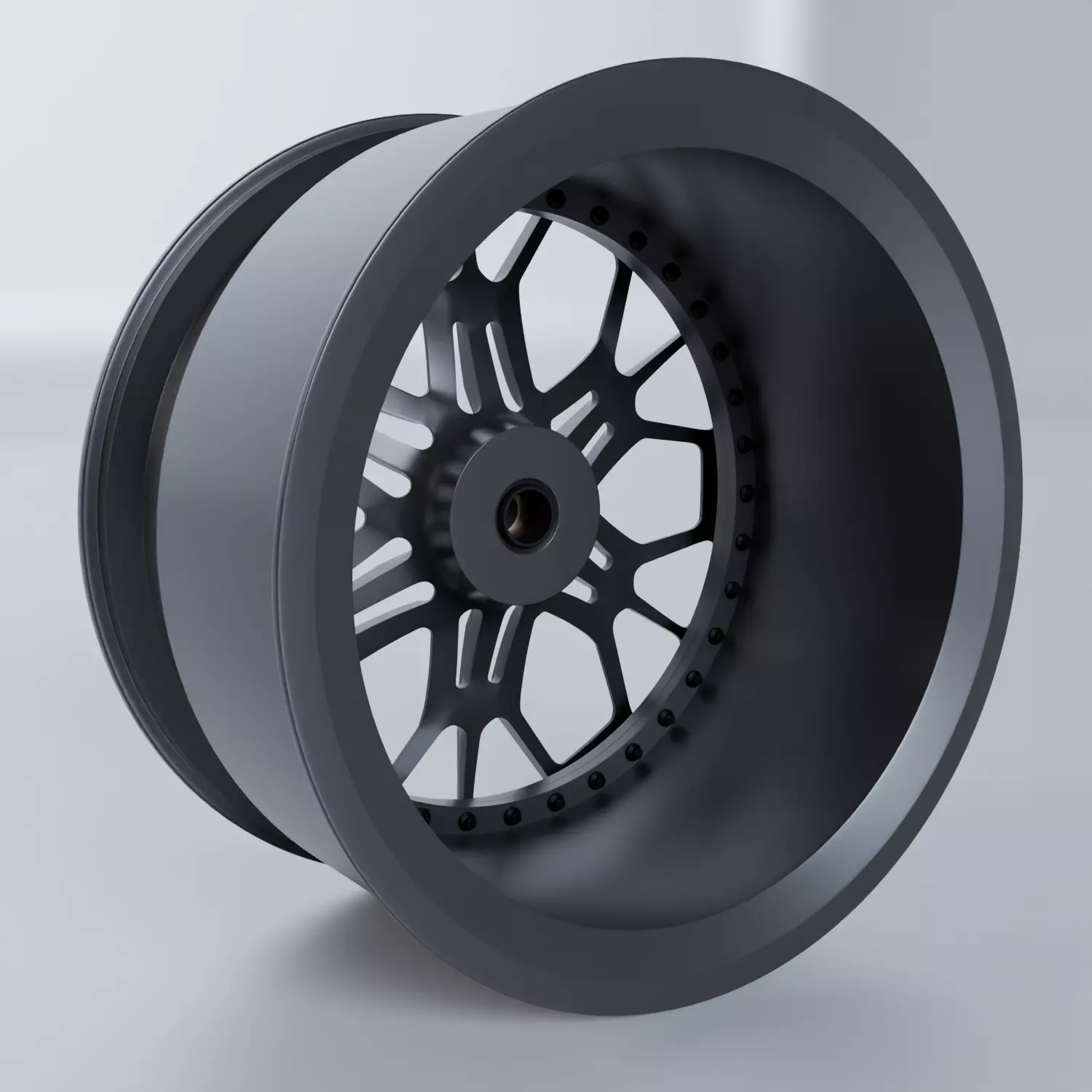 AL13 R140 Centerlock wheel 3D model_4