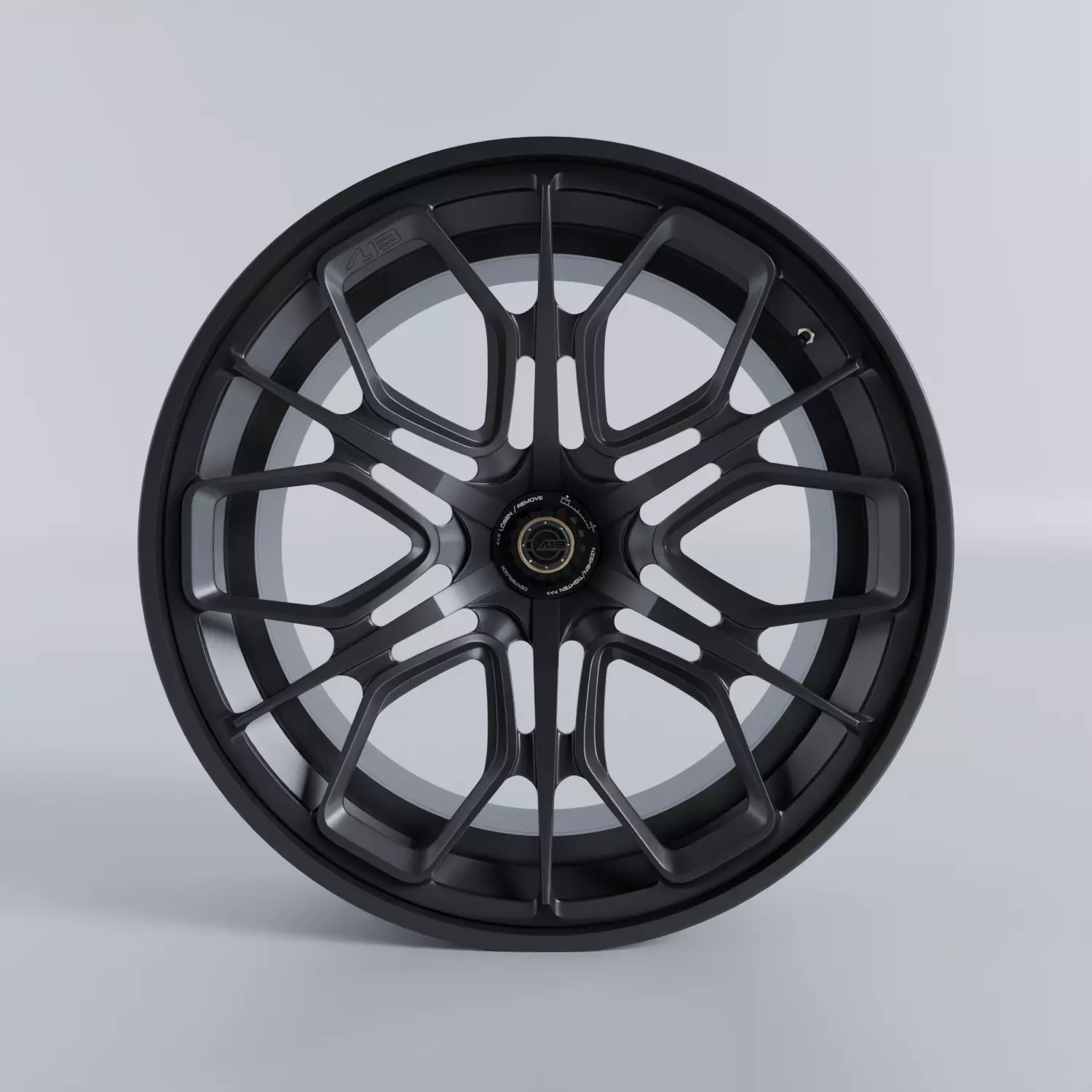AL13 R140 Centerlock wheel 3D model_1