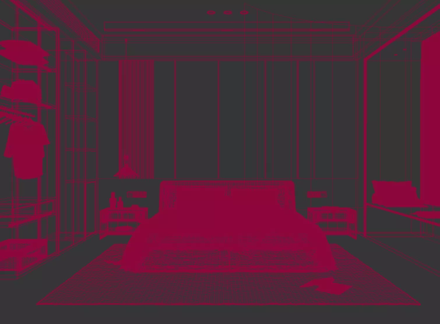 Modern Master Bedroom Free 3D model_5