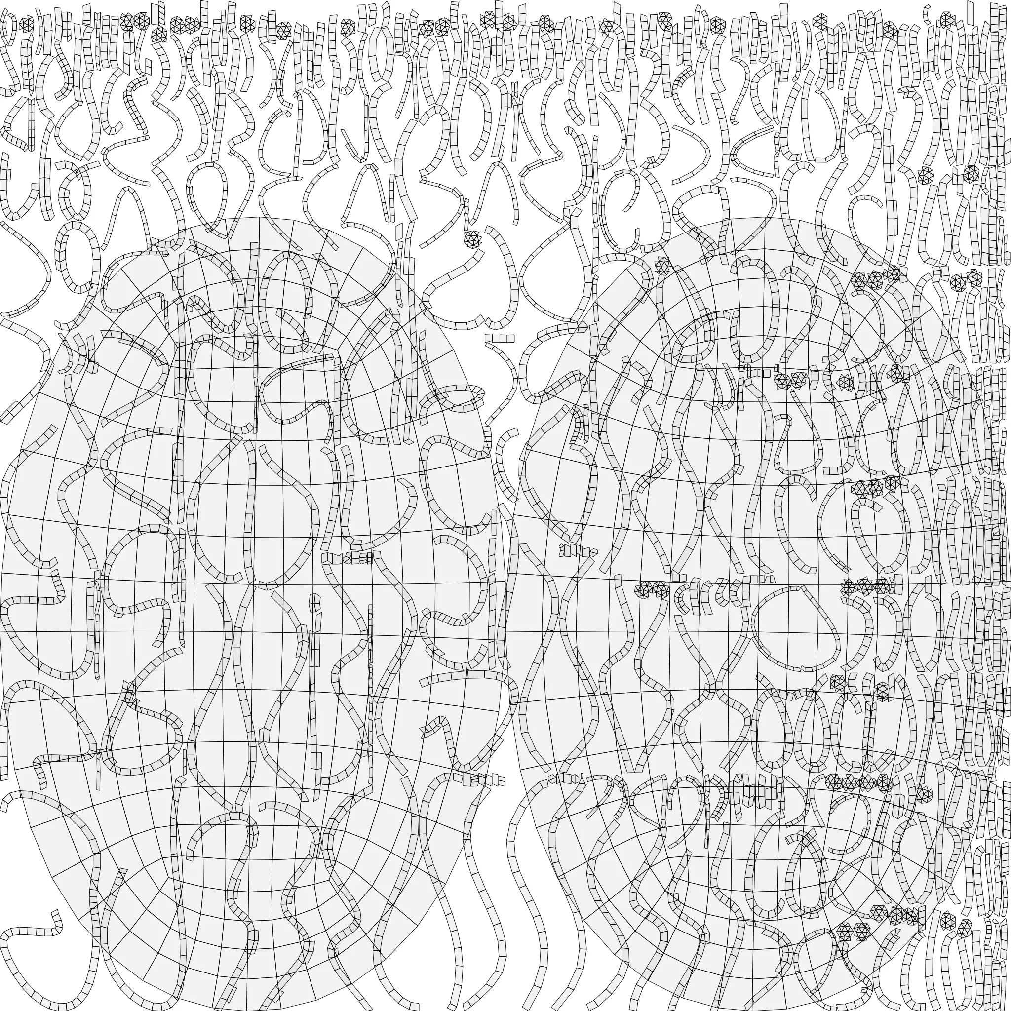 Animated microbes 6-10 Low-poly 3D model_16