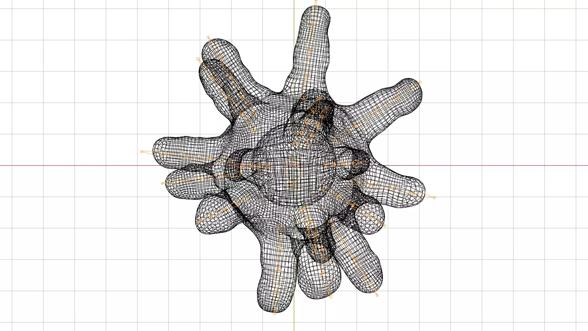 Animated microbes 6-10 Low-poly 3D model_9