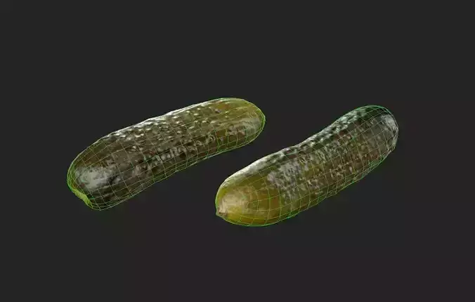 Pickle  M04 Low-poly 3D model 2