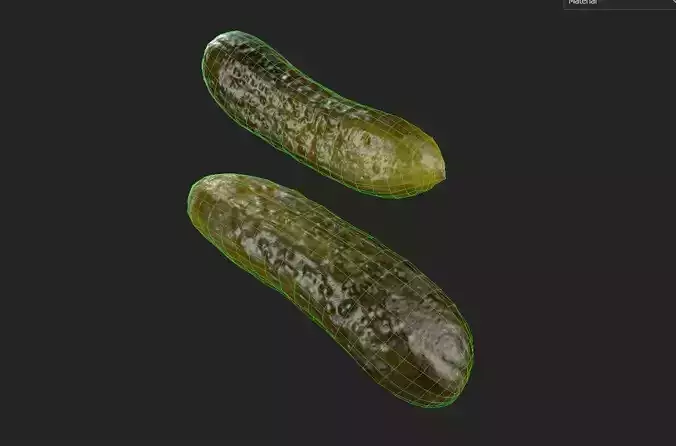 Pickle  M04 Low-poly 3D model 7