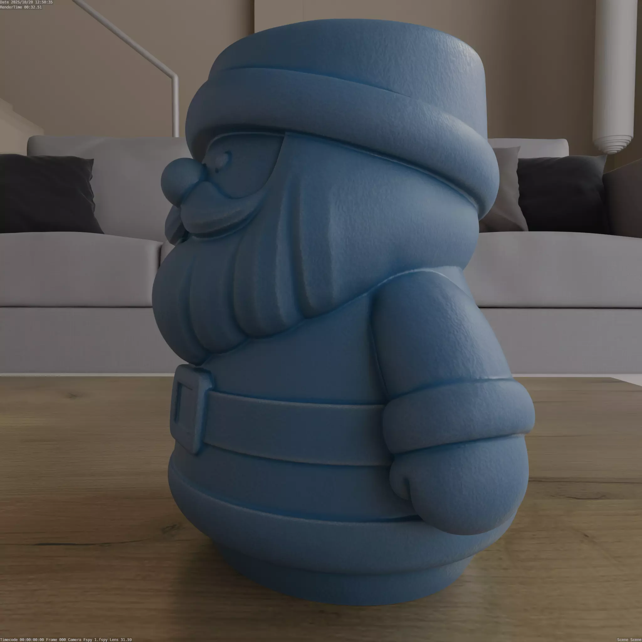 Cute Santa Planter Candy Bowl STL 3D Print 3D print model_2