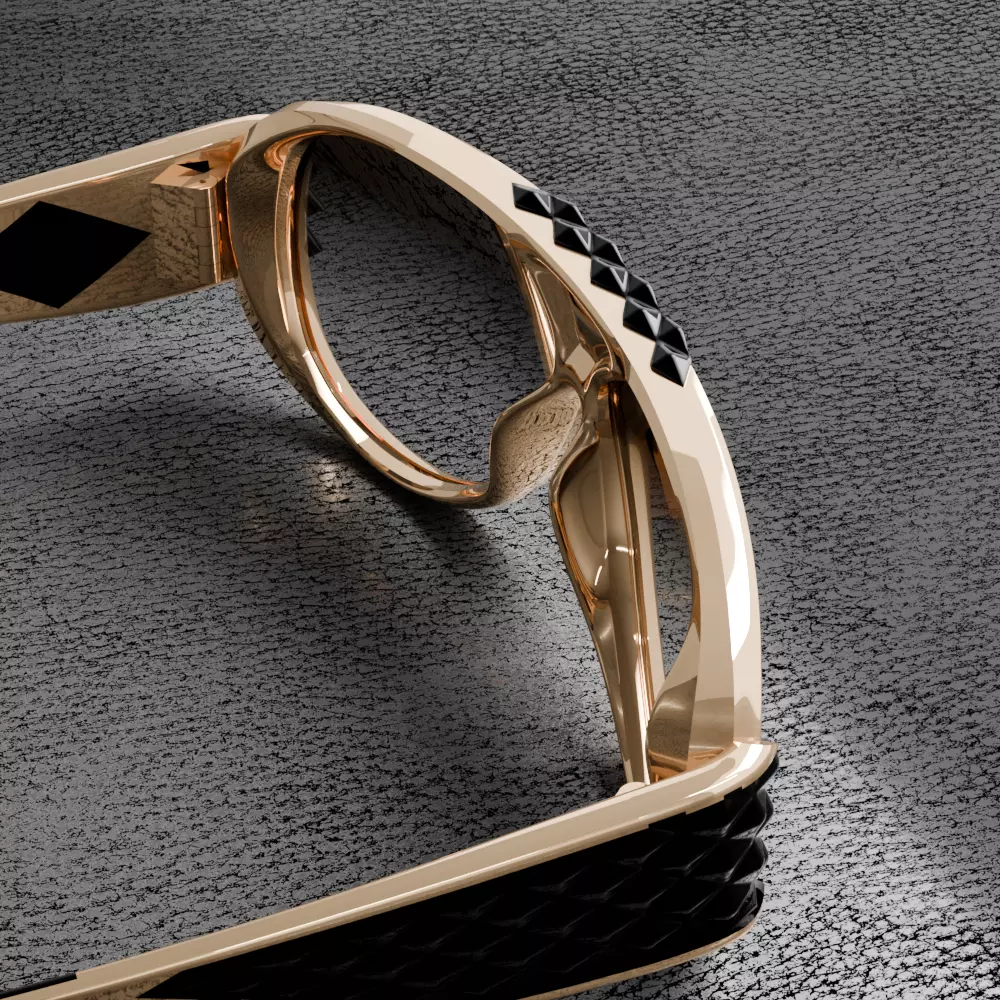 Statement Sunglasses Diamonds 3D print model_3