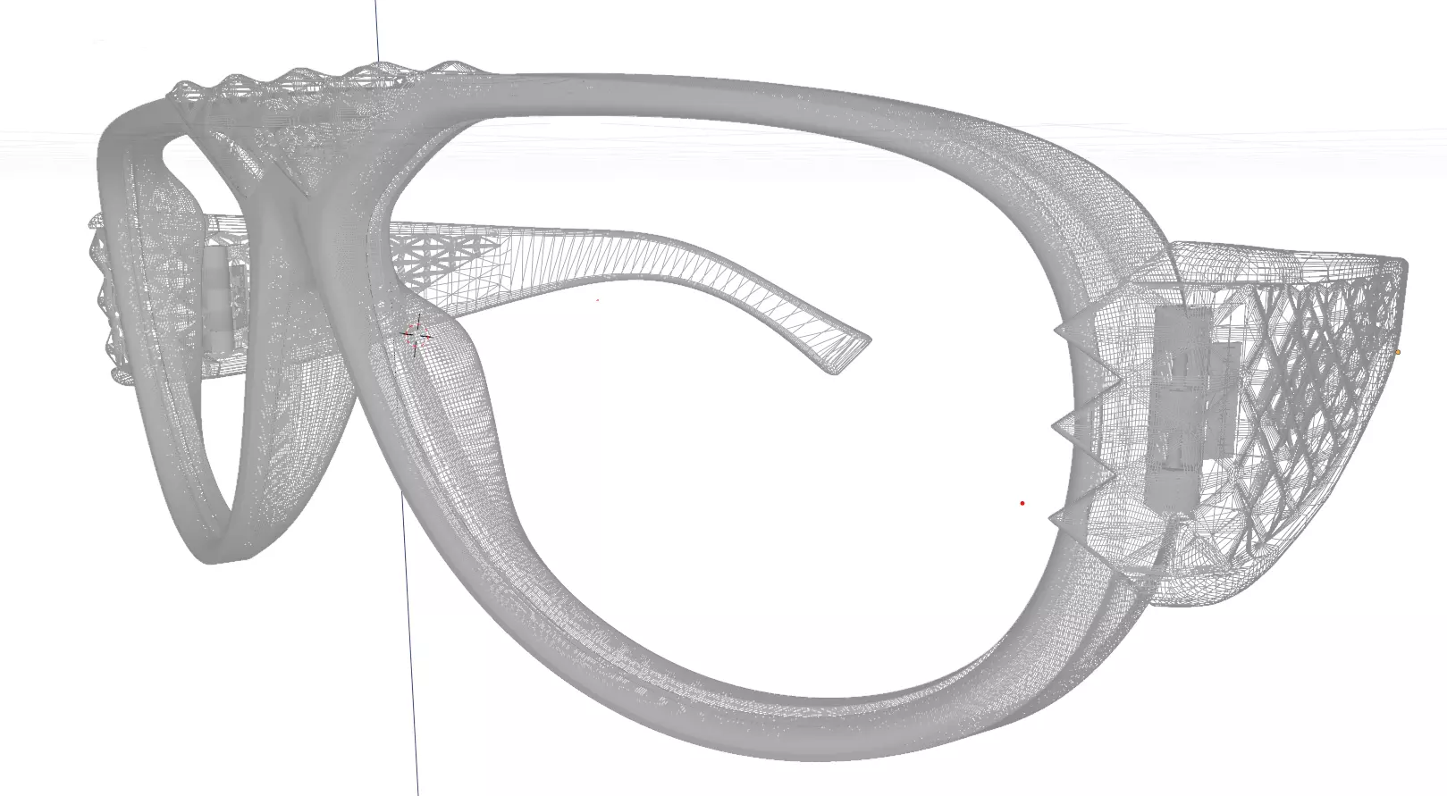 Statement Sunglasses Diamonds 3D print model_14