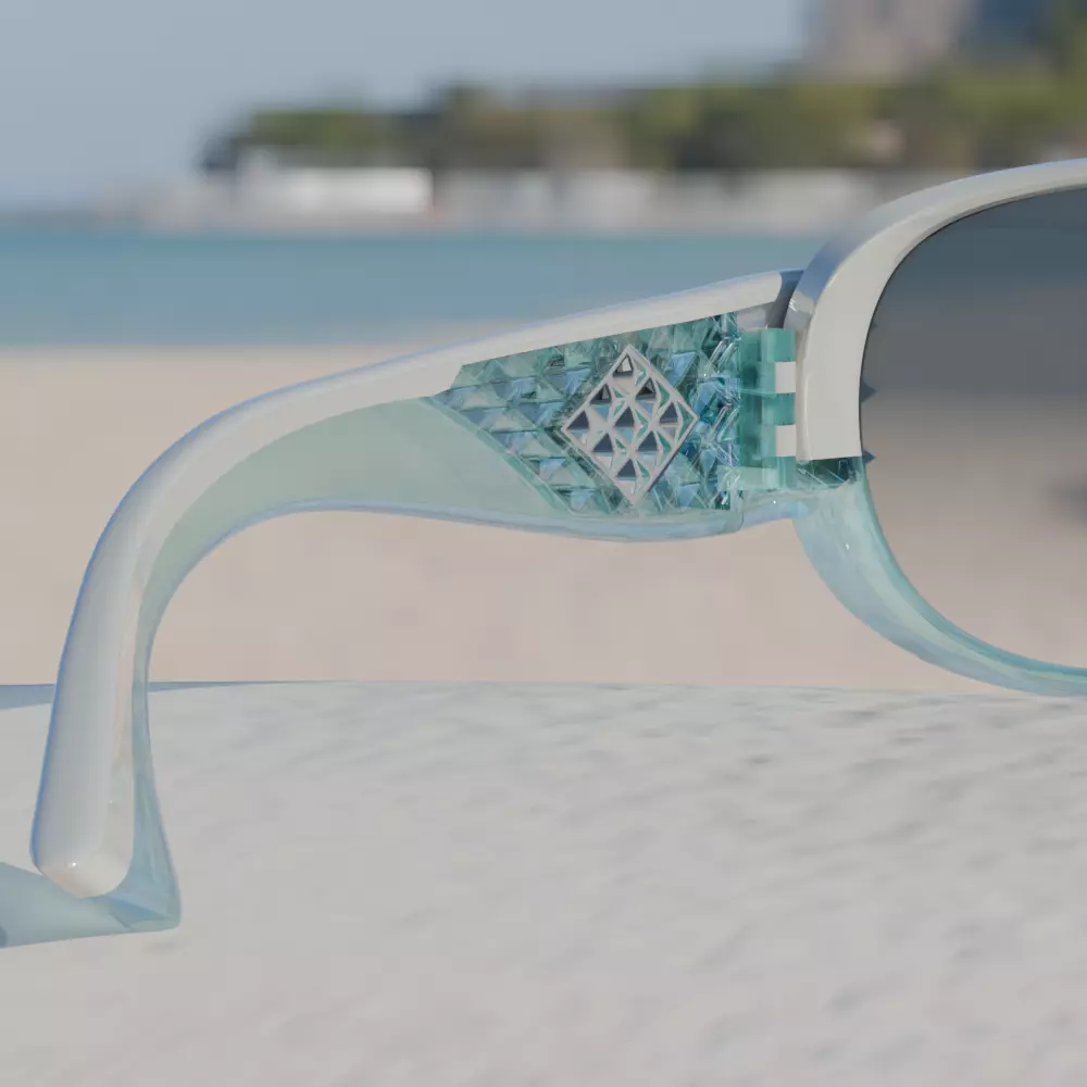 Statement Sunglasses Diamonds 3D print model_15
