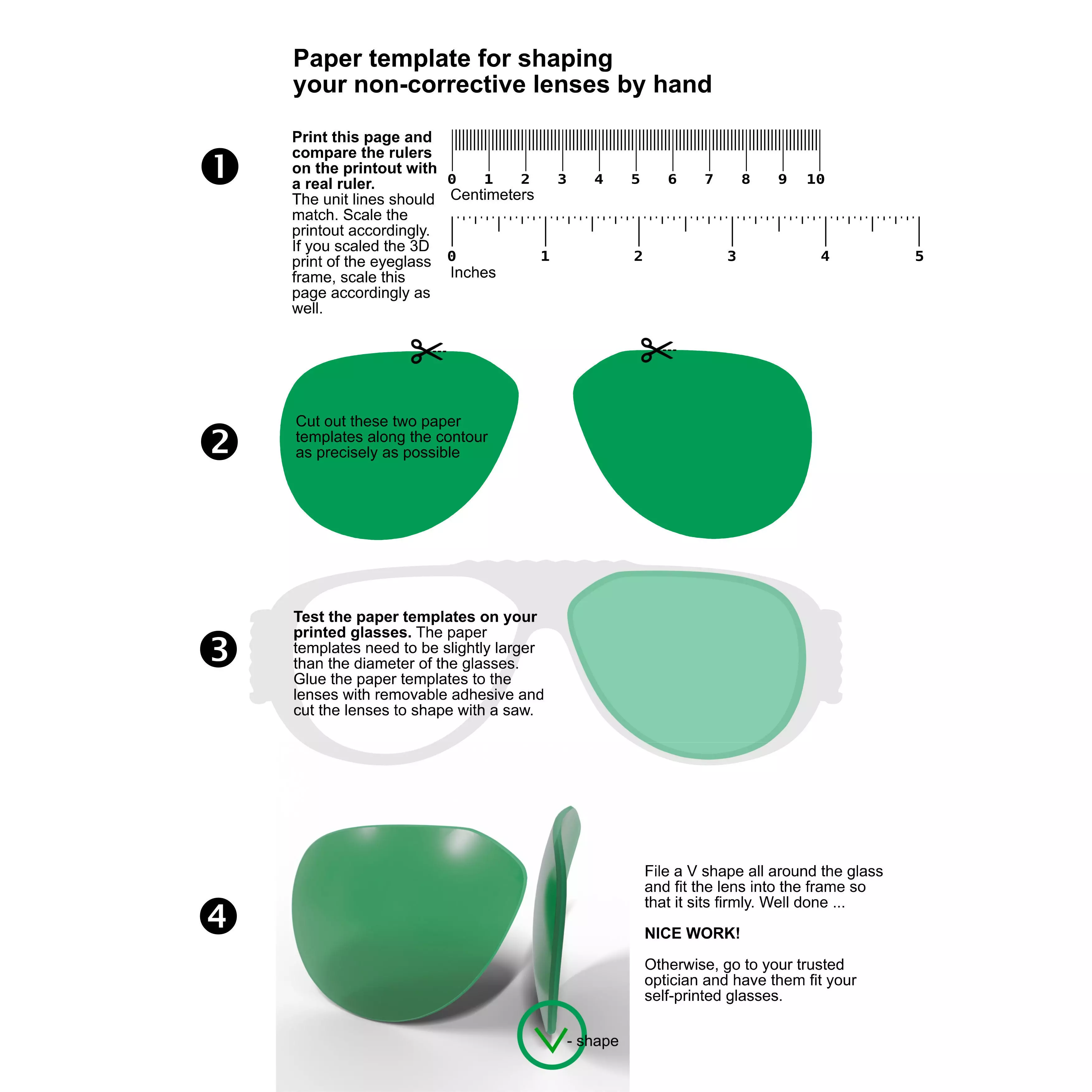 Statement Sunglasses Diamonds 3D print model_16