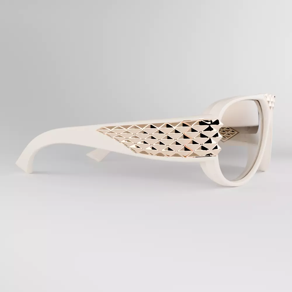 Statement Sunglasses Diamonds 3D print model_2